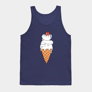 Cats Ice cream Tank Top